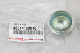 4351420010 CAP, FRONT HUB GREASE