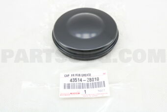 4351428010 CAP, FRONT AXLE HUB GREASE, RH/LH
