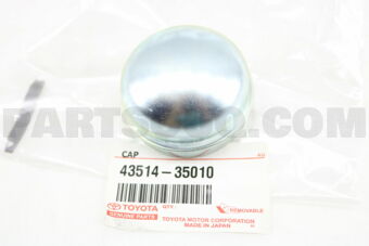 4351435010 CAP, FRONT AXLE HUB GREASE, RH/LH