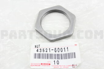 4352160011 NUT, FRONT WHEEL ADJUSTING, RH/LH