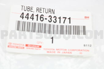 4441633171 TUBE, RETURN(FOR STEERING GEAR OUT
