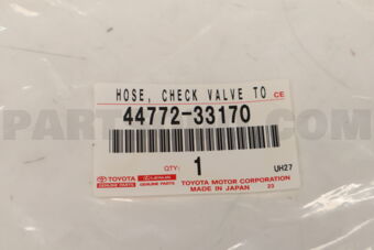 4477233170 HOSE, CHECK VALVE TO BRAKE BOOSTER