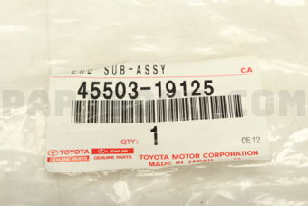 4550319125 END SUB-ASSY, STEERING RACK