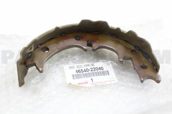 4654022040 SHOE ASSY, PARKING BRAKE NO.1, RH/