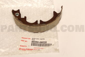 4655006020 Toyota SHOE ASSY, PARKING BRAKE, RH OR CENTER NO.2