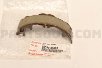 4655006020 Toyota SHOE ASSY, PARKING BRAKE, RH OR CENTER NO.2