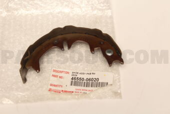 4655006020 Toyota SHOE ASSY, PARKING BRAKE, RH OR CENTER NO.2
