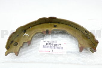 4655060070 SHOE ASSY, PARKING BRAKE NO.2, RH/