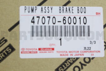 4707060010 PUMP ASSY, BRAKE BOOSTER W/ACCUMUL