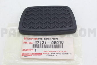 471210E010 PAD, BRAKE PEDAL