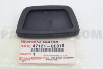 471210E010 PAD, BRAKE PEDAL