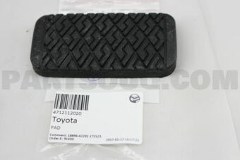 4712112020 PAD, BRAKE PEDAL