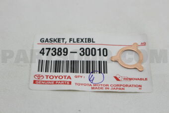 4738930010 GASKET(FOR CLUTCH MASTER CYLINDER 