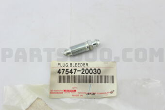 4754720030 PLUG, BLEEDER(FOR DRUM BRAKE, REAR
