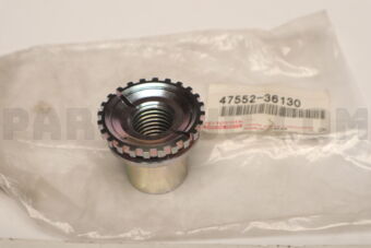 4755236130 Toyota NUT, FRONT WHEEL CYLINDER ADJUSTING, LH(FOR FRONT BRAKE)
