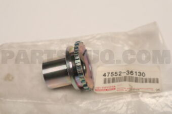 4755236130 Toyota NUT, FRONT WHEEL CYLINDER ADJUSTING, LH(FOR FRONT BRAKE)