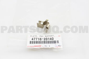 4771620140 PLATE, PAD SUPPORT, NO.1(FOR FRONT