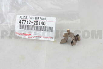 4771720140 PLATE, PAD SUPPORT, NO.2(FOR FRONT