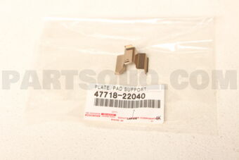 4771822040 PLATE, PAD SUPPORT, NO.3(FOR REAR 