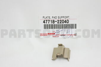 4771822040 PLATE, PAD SUPPORT, NO.3(FOR REAR 
