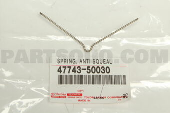 4774350030 SPRING, ANTI-RATTLE, NO.2(FOR FRON