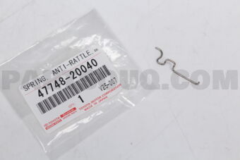 4774820040 Toyota SPRING, ANTI-RATTLE, NO.1 OUTER(FOR REAR DISC BRAKE), RH/LH