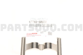 4774850030 Toyota SPRING, ANTI-RATTLE, NO.1(FOR REAR DISC BRAKE)