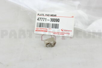 4777130090 PLATE, PAD WEAR INDICATOR, NO.1