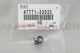 4777133020 PLATE, PAD WEAR INDICATOR, NO.1