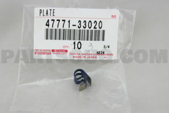 4777133020 PLATE, PAD WEAR INDICATOR, NO.1