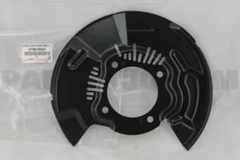 477820K031 COVER, DISC BRAKE DUST, FRONT LH