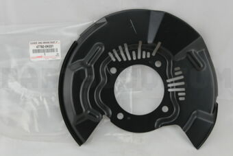477820K031 COVER, DISC BRAKE DUST, FRONT LH