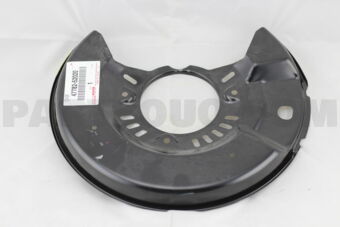 4778252020 COVER, DISC BRAKE DUST, FRONT LH