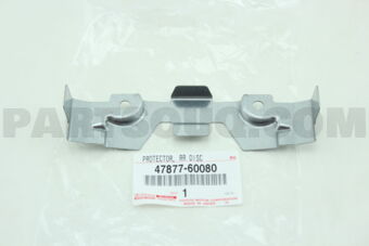 4787760080 PROTECTOR, REAR DISC BRAKE DUST BO