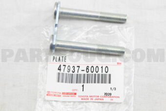 4793760010 PLATE, LOAD SENSING VALVE SET