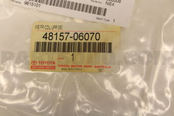 4815706070 INSULATOR, FRONT COIL SPRING, UPPER, RH/LH