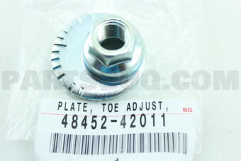 4845242011 PLATE, REAR SUSPENSION TOE ADJUST,