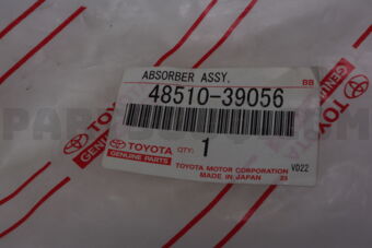 4851039056 Toyota ABSORBER ASSY, SHOCK, FRONT, RH/LH