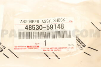 4853059148 ABSORBER ASSY, SHOCK, REAR, RH/LH