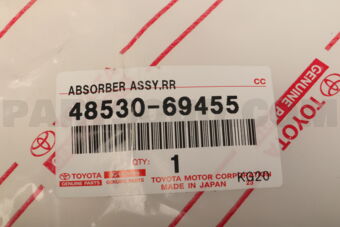 4853069455 ABSORBER ASSY, SHOCK, REAR, RH/LH