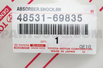 4853169835 ABSORBER ASSY, SHOCK, REAR, RH/LH