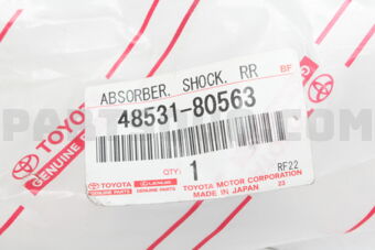 4853180563 ABSORBER ASSY, SHOCK, REAR, RH/LH