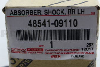 4854109110 ABSORBER ASSY, SHOCK, REAR LH
