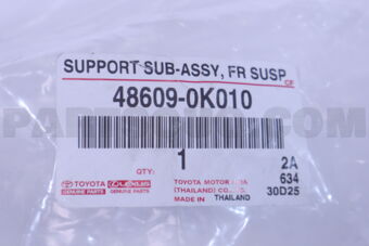 486090K010 Toyota SUPPORT SUB-ASSY, FRONT SUSPENSION, RH/LH