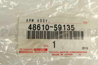 4861059135 ARM ASSY, FRONT SUSPENSION UPPER, 