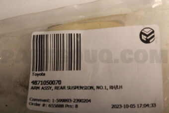 4871050070 Toyota ARM ASSY, REAR SUSPENSION, NO.1, RH/LH