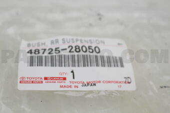 4872528050 Toyota BUSH, REAR AXLE CARRIER, RH/LH