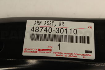 4874030110 ARM ASSY, REAR SUSPENSION, NO.2 LH