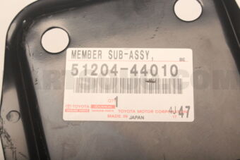 5120444010 Toyota MEMBER SUB-ASSY, ENGINE MOUNTING, CENTER