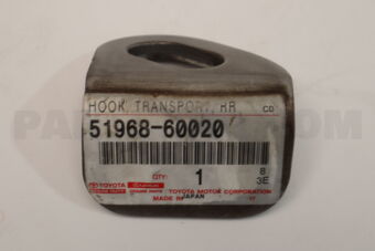 5196860020 Toyota HOOK SUB-ASSY, TRANSPORT, REAR LH
